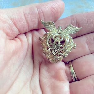 Heart oil necklace pendant